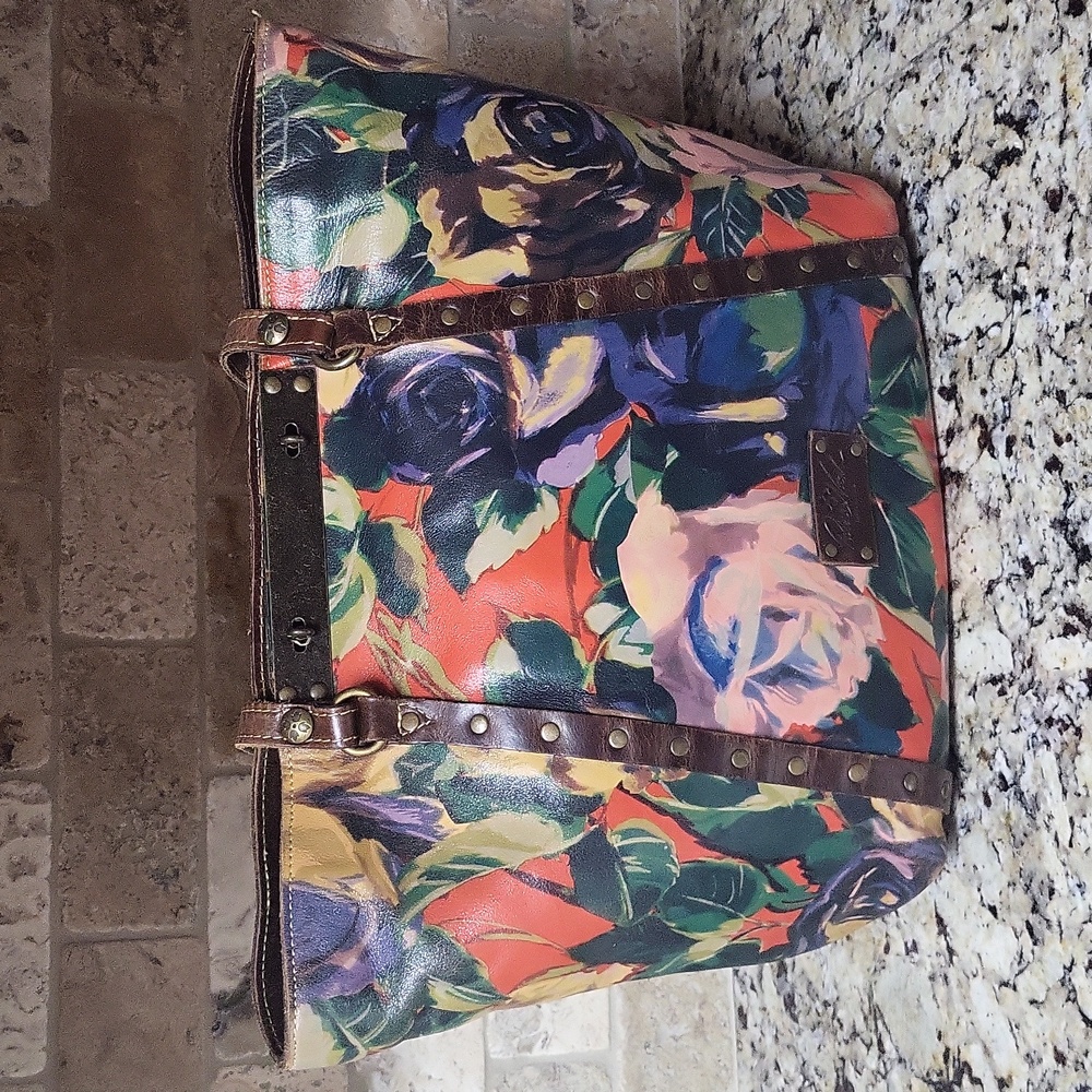 Patricia Nash Winter Bloom Benvenuto Tote